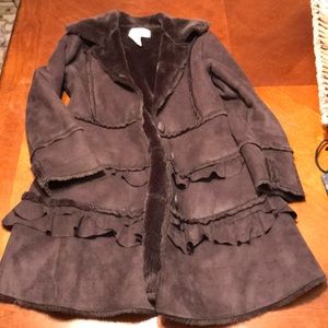 Suede /Fur coat